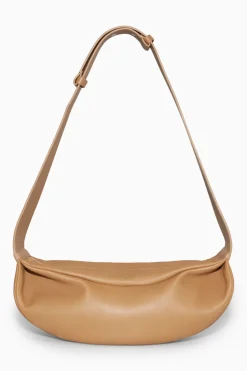 Clearance COS SWING CROSSBODY - LEATHER BEIGE