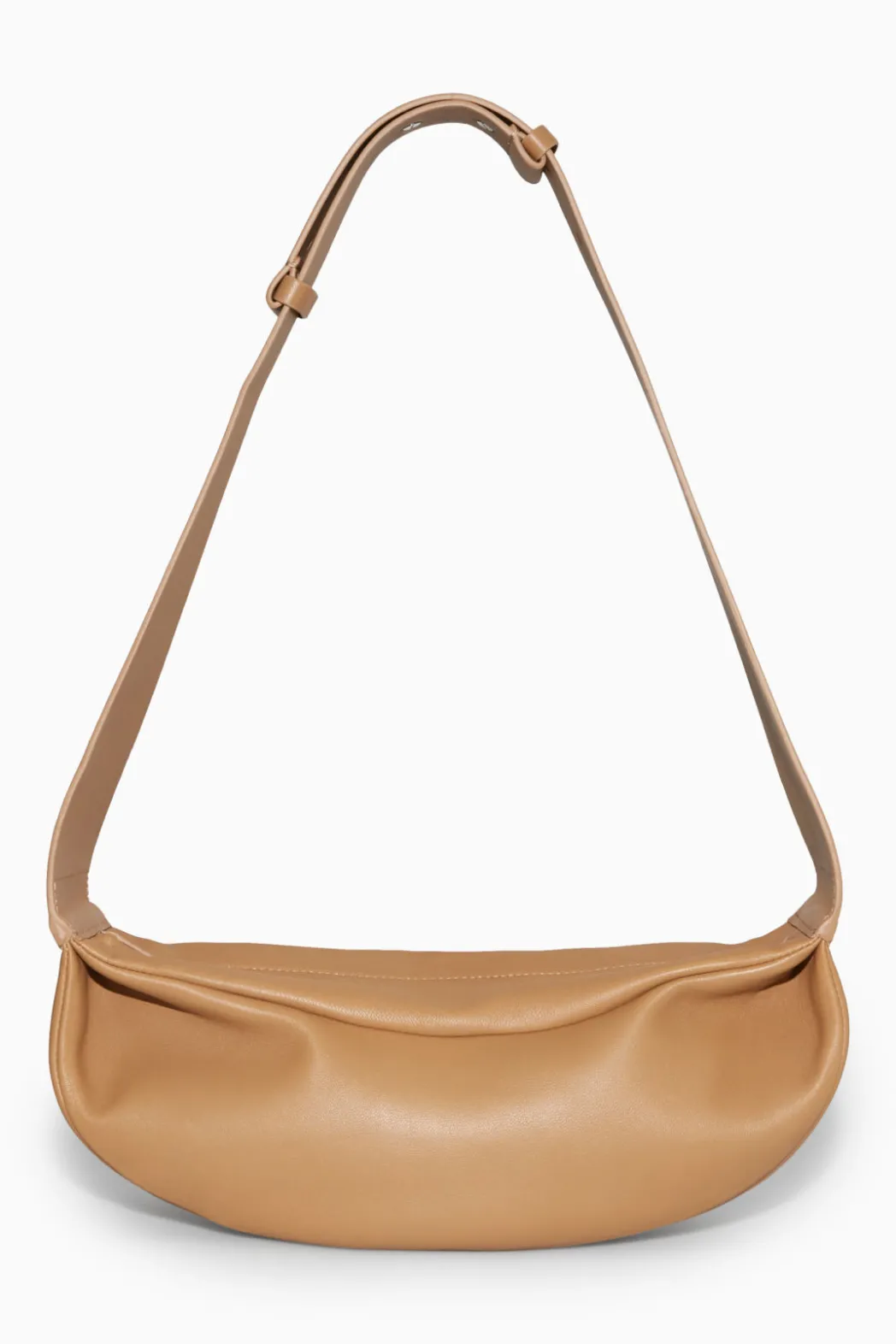 Clearance COS SWING CROSSBODY - LEATHER BEIGE