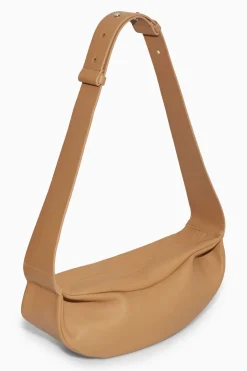 Clearance COS SWING CROSSBODY - LEATHER BEIGE