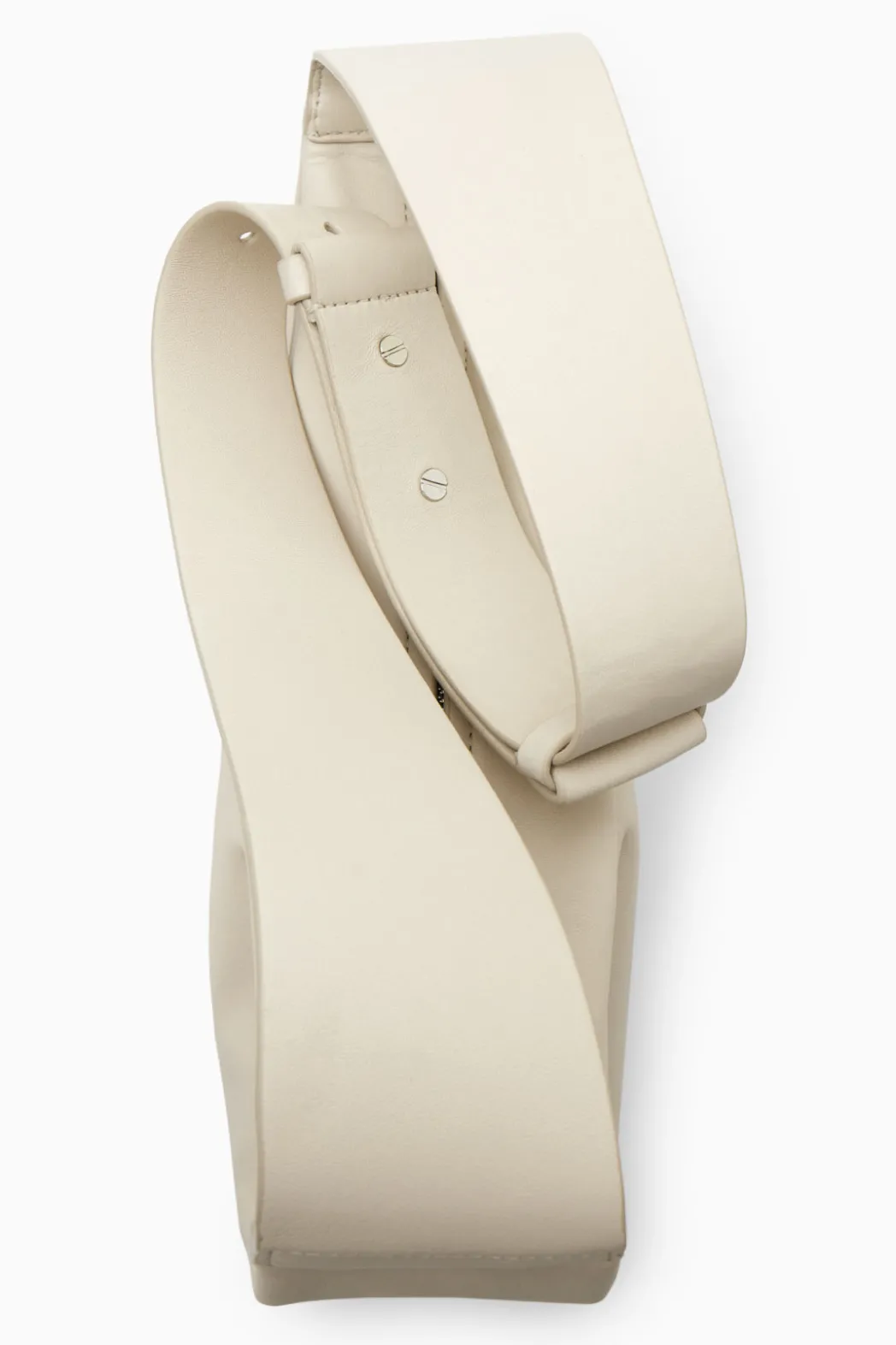 Outlet COS SWING CROSSBODY - LEATHER CREAM