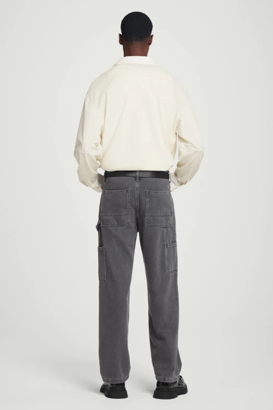 COS SYSTEM STRAIGHT-LEG JEANS BLACK