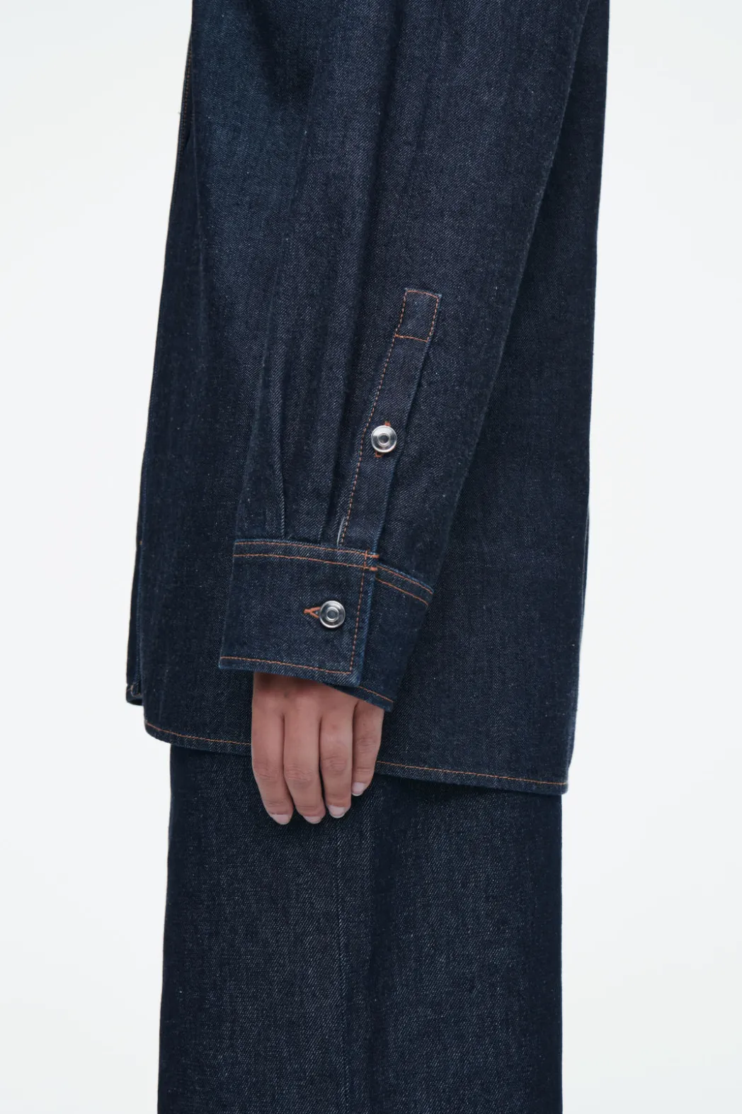 Sale COS TAILORED DENIM SHIRT INDIGO