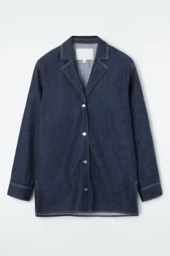 Sale COS TAILORED DENIM SHIRT INDIGO