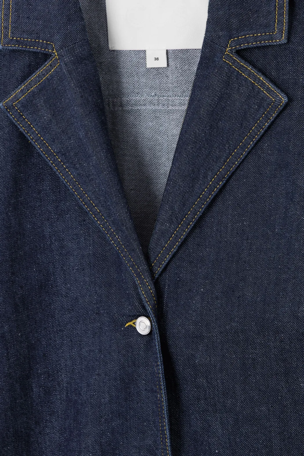 Sale COS TAILORED DENIM SHIRT INDIGO