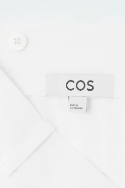 Sale COS TAILORED LINEN-BLEND PANTS WHITE
