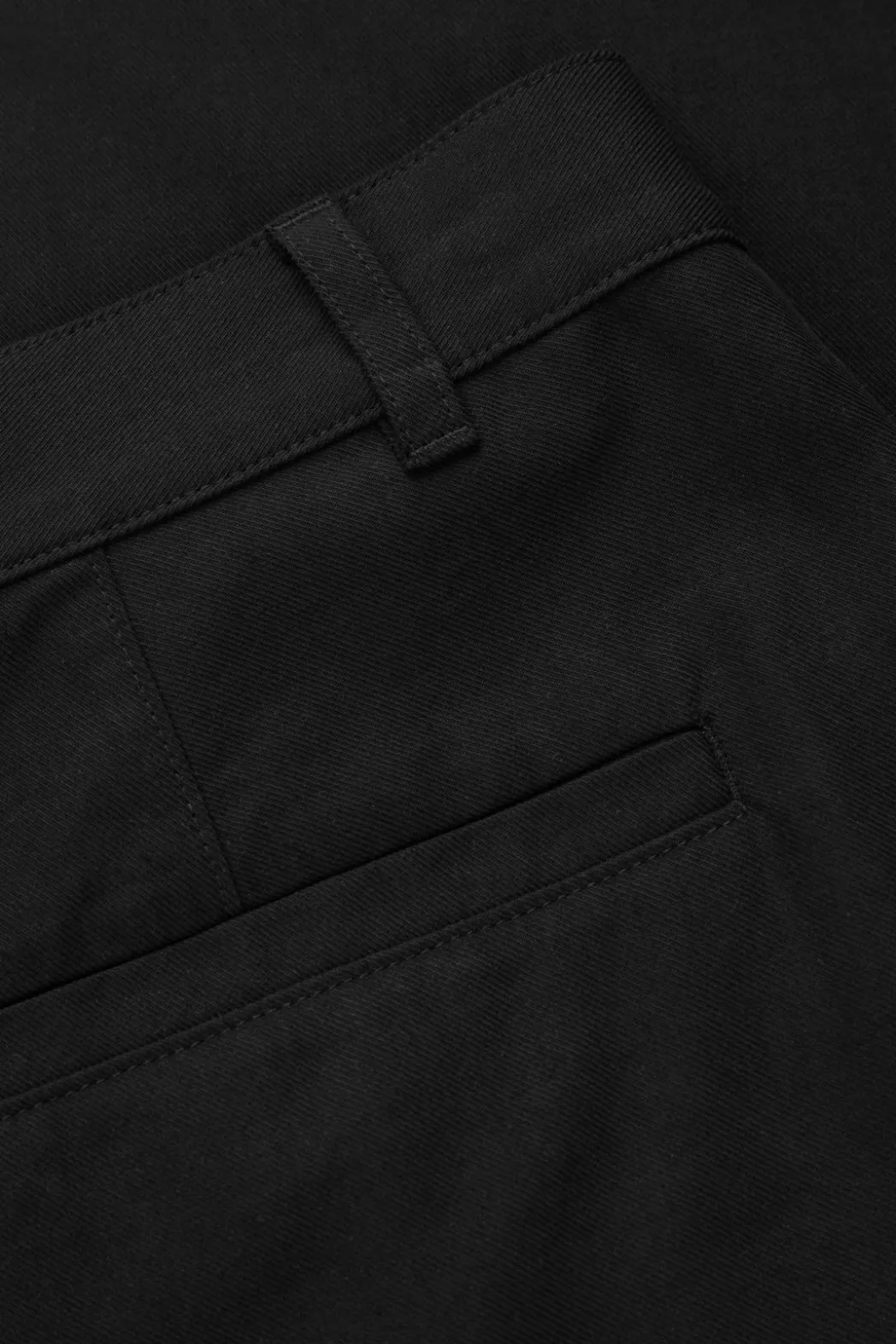 Clearance COS TAPERED WOOL CHINOS BLACK