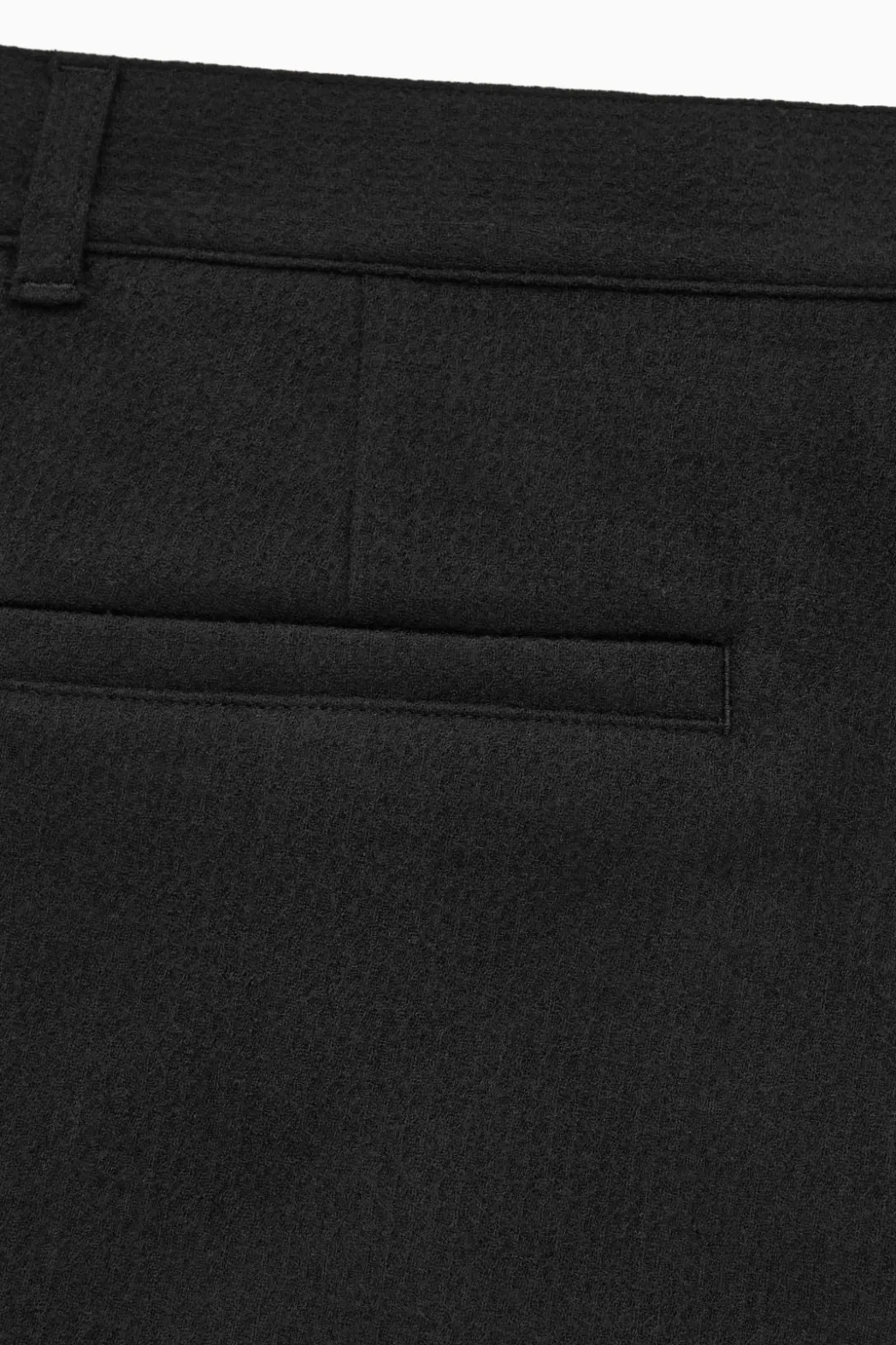 Clearance COS TAPERED WOOL CHINOS BLACK
