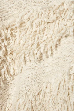New COS TEXTURED LOOP-KNIT WOOL JUMPER ECRU