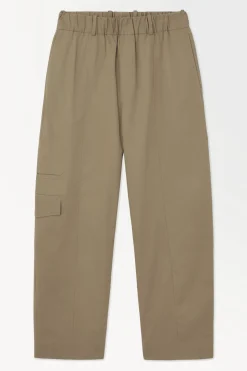 COS THE BARREL-LEG CARGO PANTS BEIGE