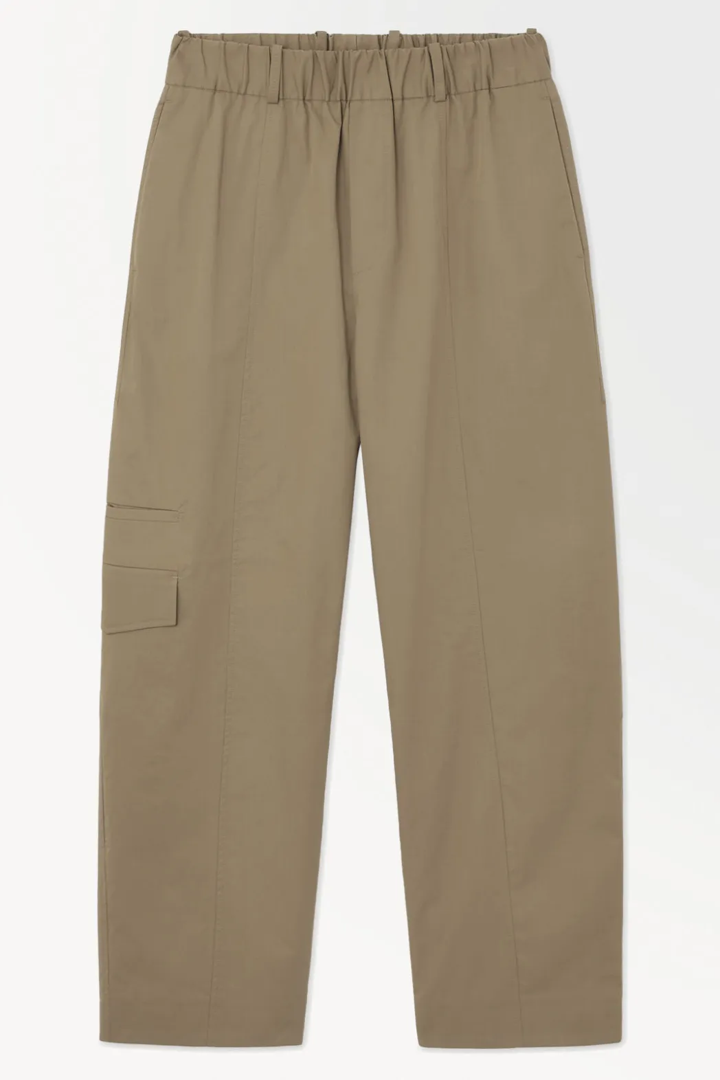 COS THE BARREL-LEG CARGO PANTS BEIGE