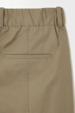 COS THE BARREL-LEG CARGO PANTS BEIGE