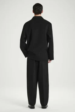 Clearance COS THE BARREL-LEG PANTS CARBON