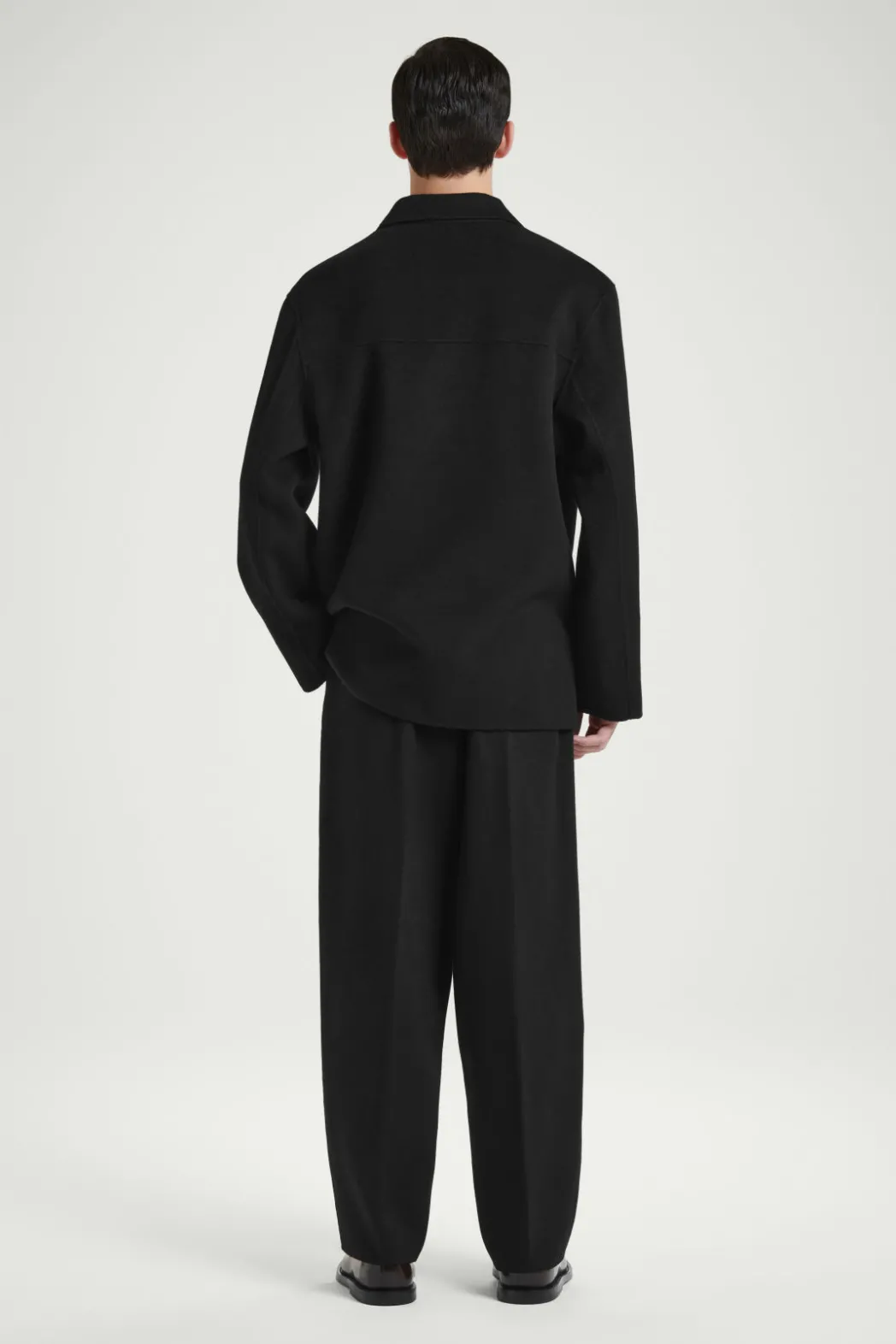 Clearance COS THE BARREL-LEG PANTS CARBON
