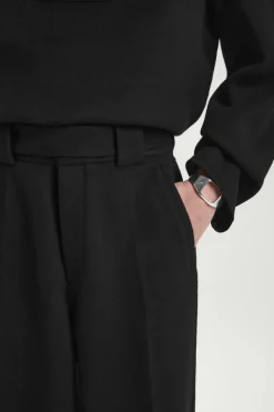 Clearance COS THE BARREL-LEG PANTS CARBON