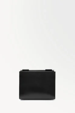 Best COS THE BOX SHOULDER BAG - LEATHER BLACK