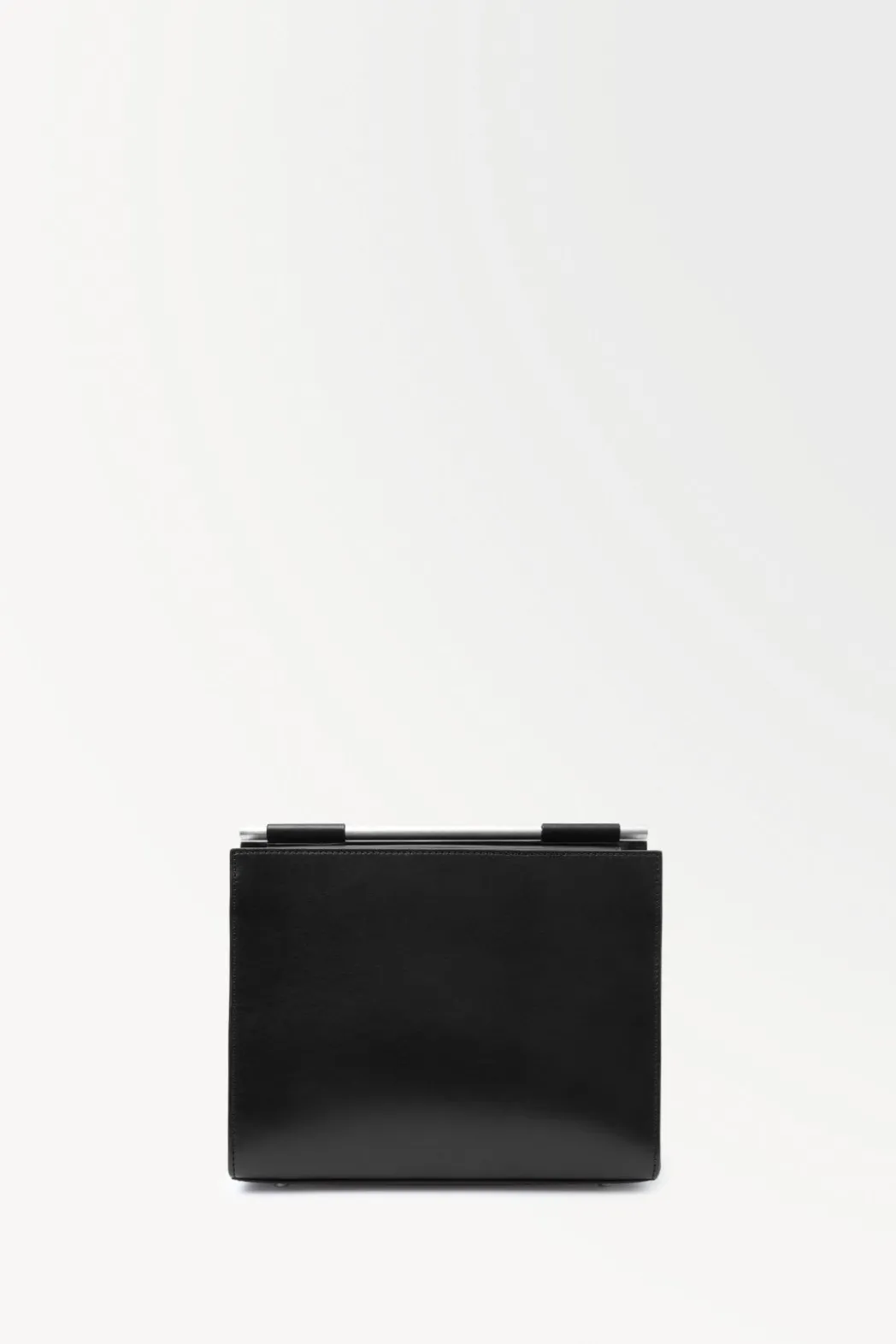 Best COS THE BOX SHOULDER BAG - LEATHER BLACK