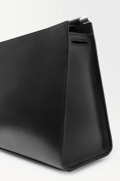 Best COS THE BOX SHOULDER BAG - LEATHER BLACK