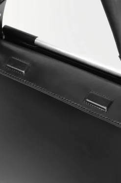 Best COS THE BOX SHOULDER BAG - LEATHER BLACK