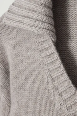 Outlet COS THE CASHMERE POLO SWEATER SAND