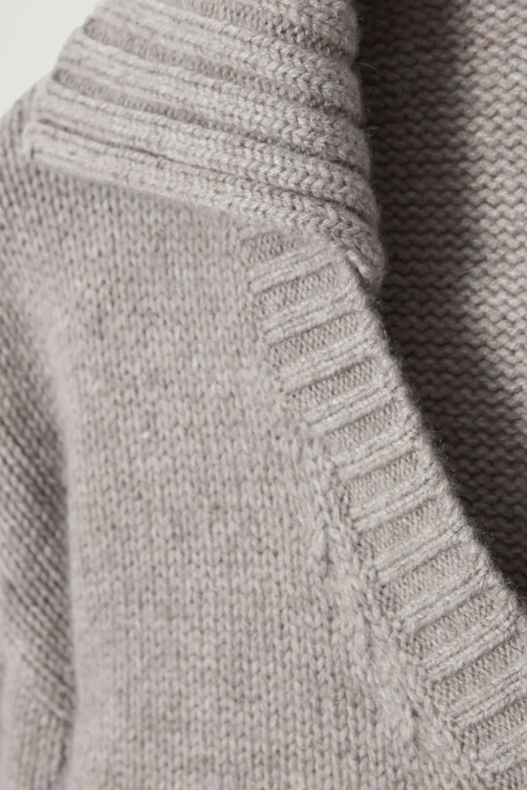 Outlet COS THE CASHMERE POLO SWEATER SAND