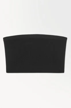 Sale COS THE CLEAN KNITTED BANDEAU BLACK