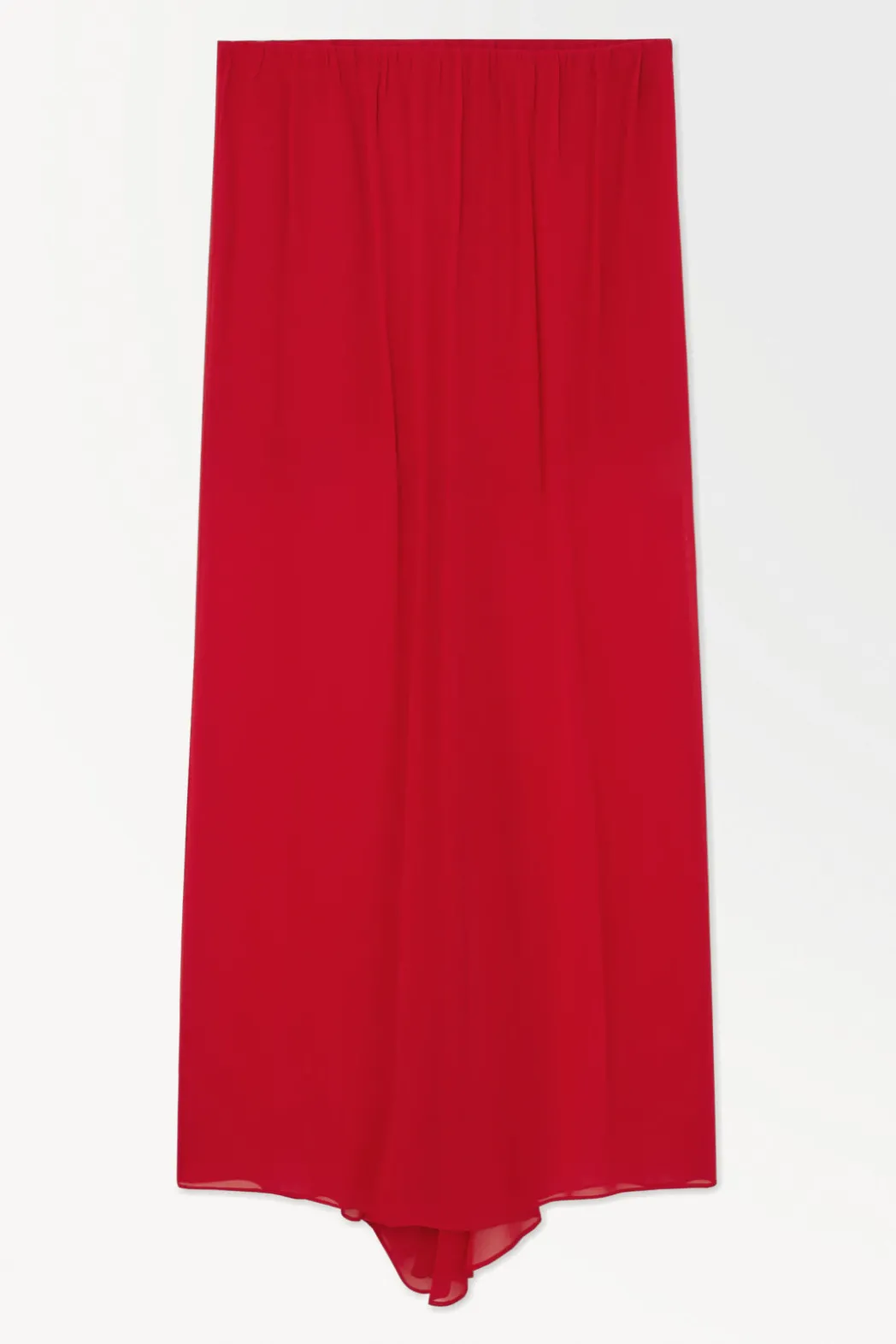 Outlet COS THE CRINKLED SILK-CHIFFON MAXI SKIRT RED