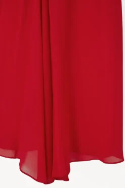 Outlet COS THE CRINKLED SILK-CHIFFON MAXI SKIRT RED