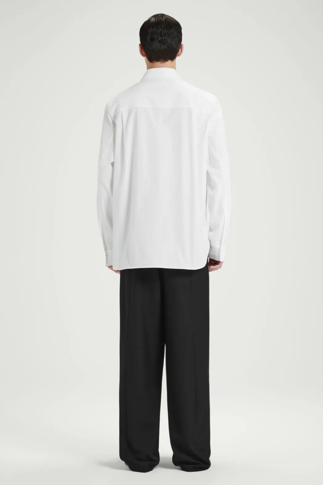Sale COS THE CUTAWAY-COLLAR SHIRT CHALK