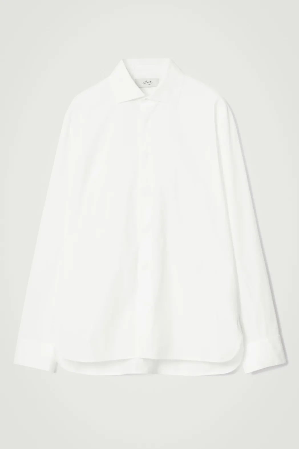 Sale COS THE CUTAWAY-COLLAR SHIRT CHALK