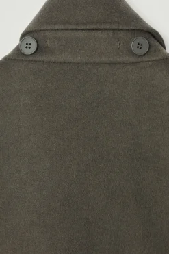 Sale COS THE DOUBLE-BREASTED PEA COAT MOSS