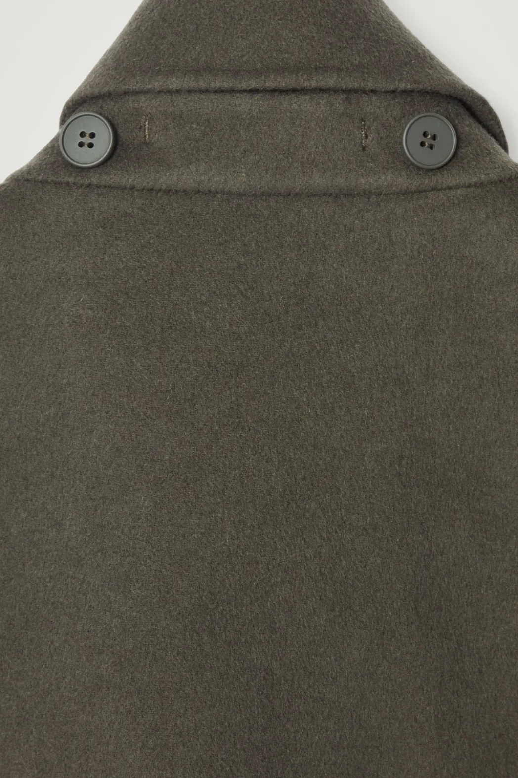 Sale COS THE DOUBLE-BREASTED PEA COAT MOSS