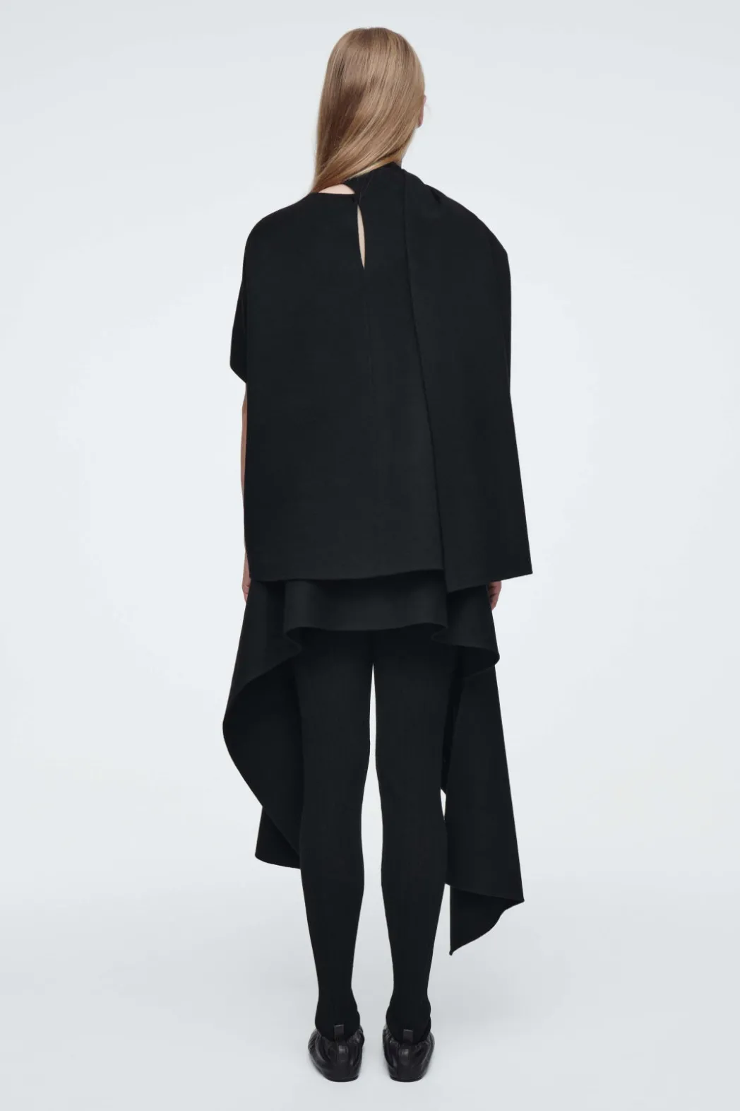 Best COS THE DOUBLE-FACED ASYMMETRIC SKIRT CARBON