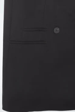 Discount COS THE ELONGATED SLEEVELESS BLAZER CARBON