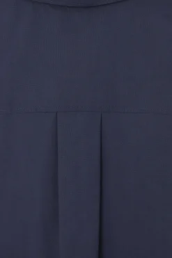 Outlet COS THE ESSENTIAL SILK SHIRT NAVY
