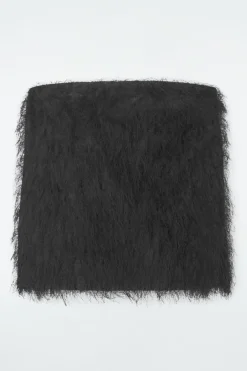 Discount COS THE FEATHERED BANDEAU CARBON