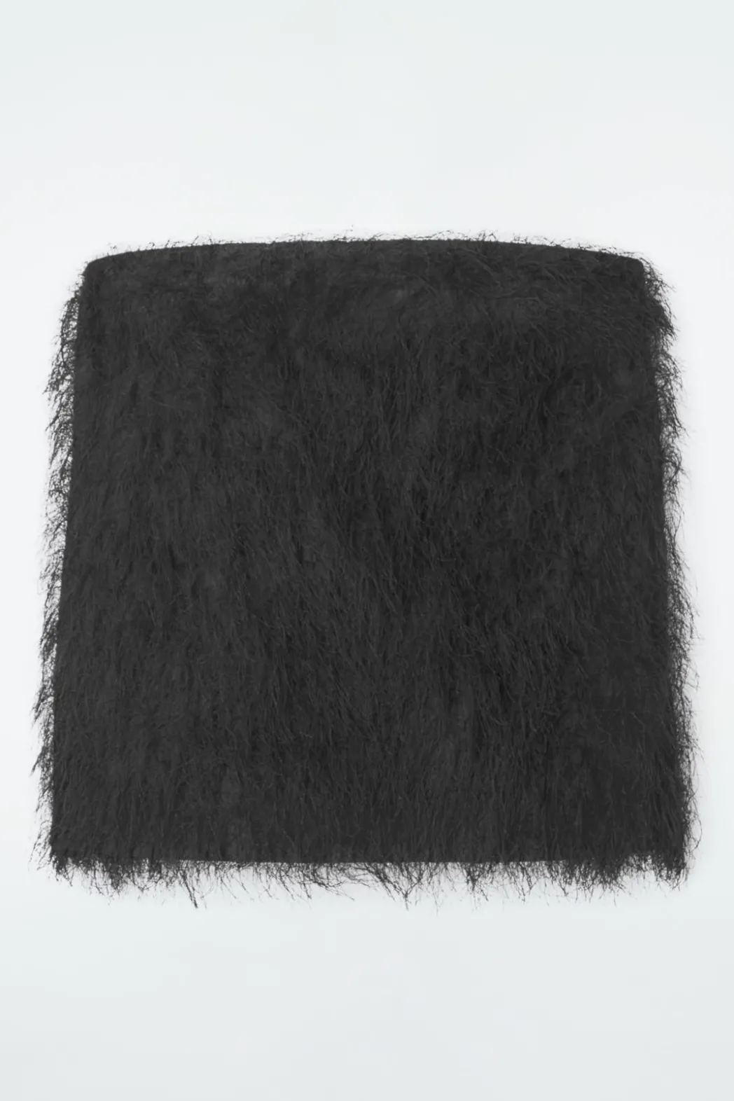 Discount COS THE FEATHERED BANDEAU CARBON