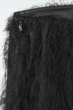 Discount COS THE FEATHERED BANDEAU CARBON