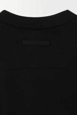 COS THE FINE KNIT V-NECK CARDIGAN BLACK