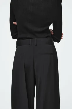 Best COS THE FLUID BARREL-LEG PANTS CARBON