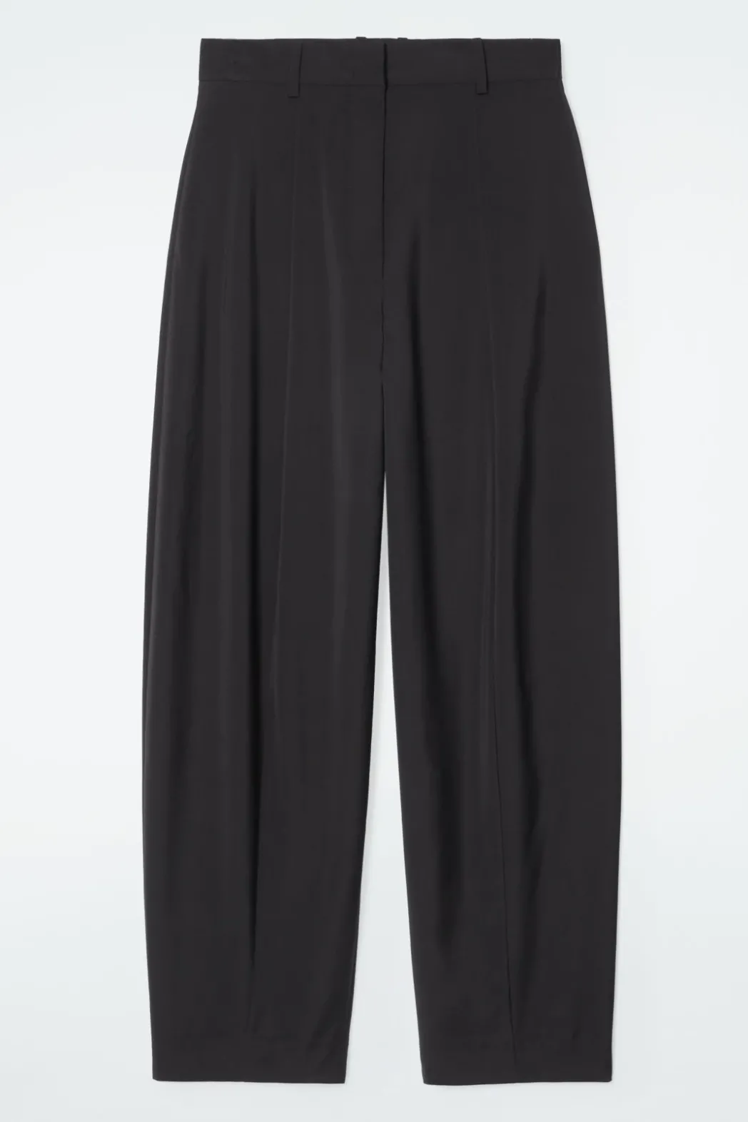 Best COS THE FLUID BARREL-LEG PANTS CARBON