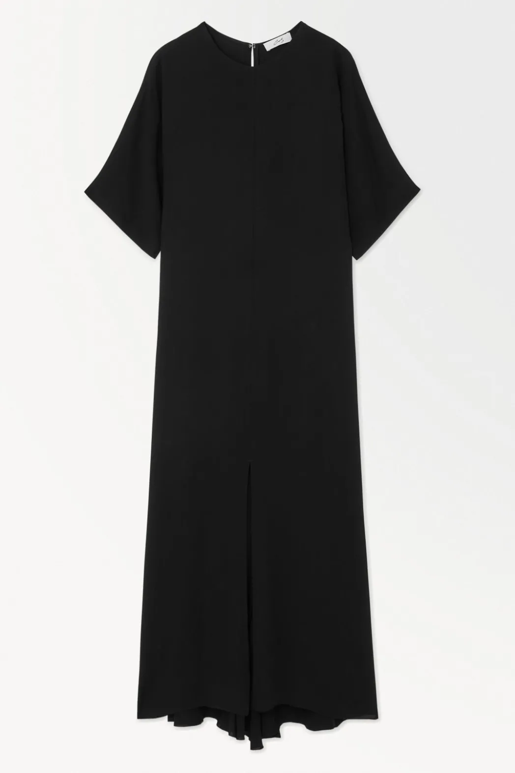 Outlet COS THE FLUID T-SHIRT DRESS BLACK