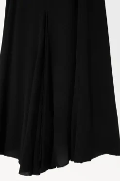 Outlet COS THE FLUID T-SHIRT DRESS BLACK