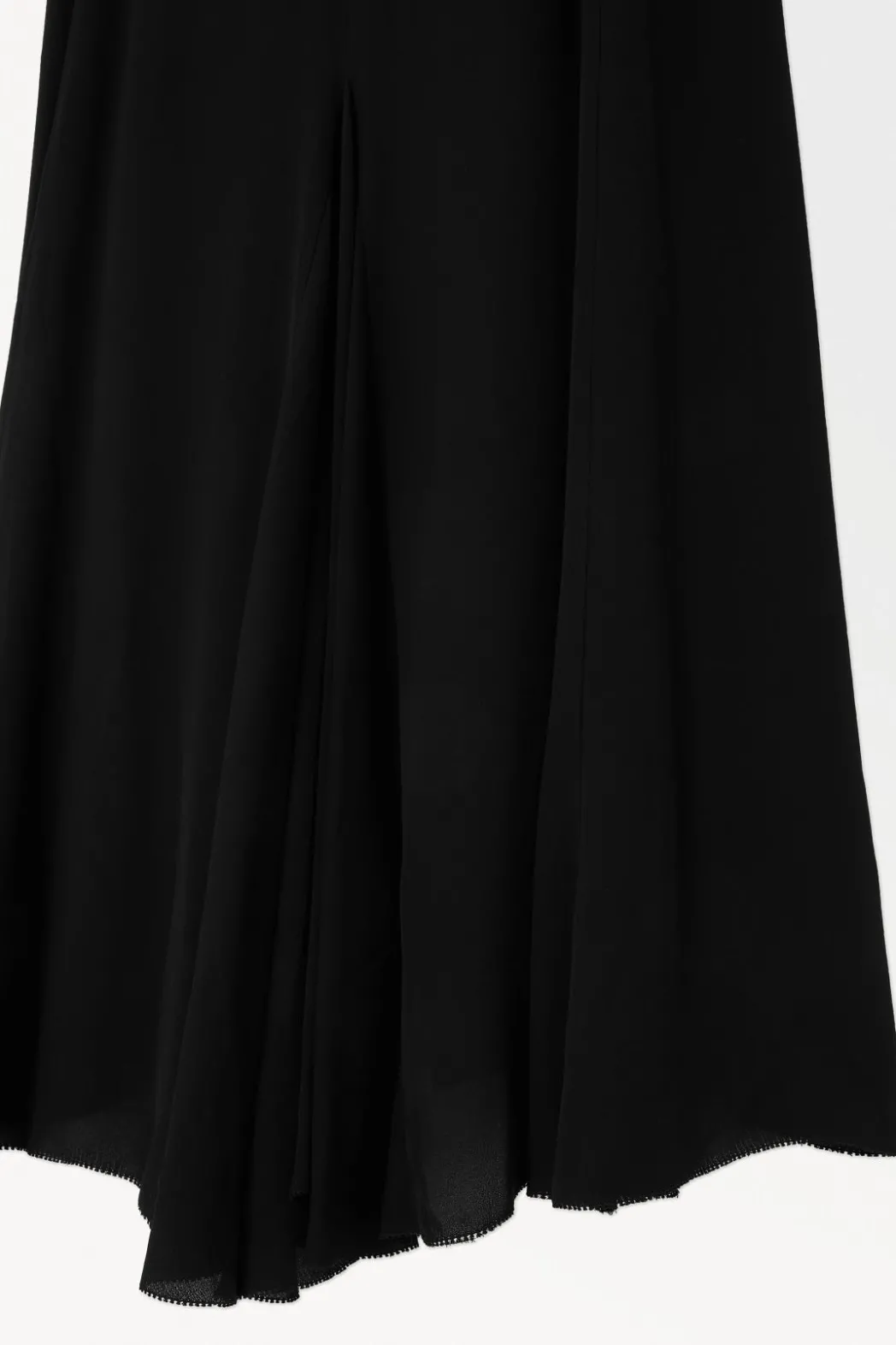 Outlet COS THE FLUID T-SHIRT DRESS BLACK