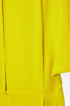 COS THE FLUID T-SHIRT DRESS YELLOW