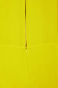 COS THE FLUID T-SHIRT DRESS YELLOW