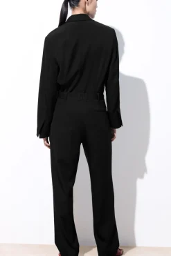Outlet COS THE FLUID WIDE-LEG PANTS BLACK