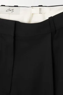 Outlet COS THE FLUID WIDE-LEG PANTS BLACK