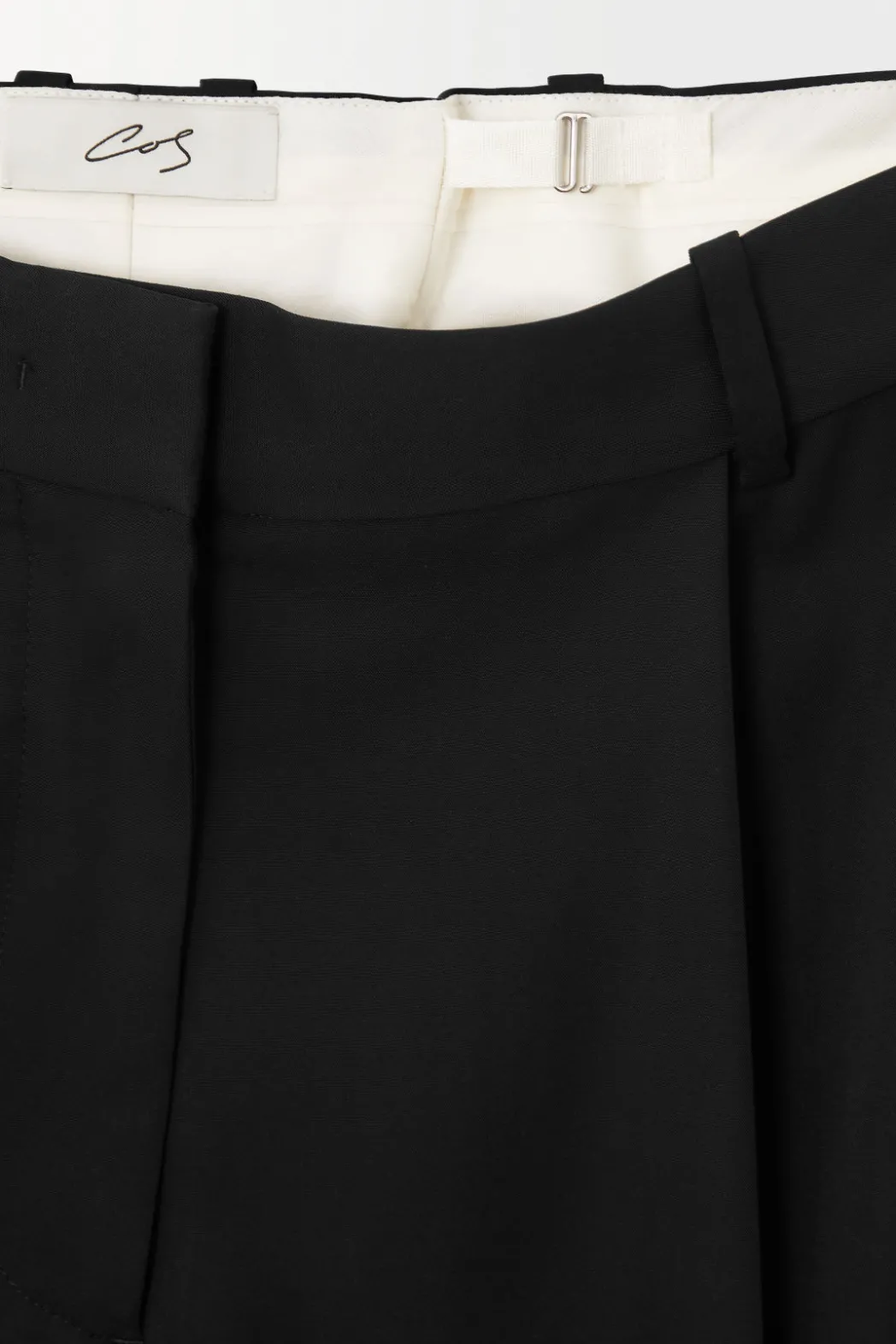 Outlet COS THE FLUID WIDE-LEG PANTS BLACK