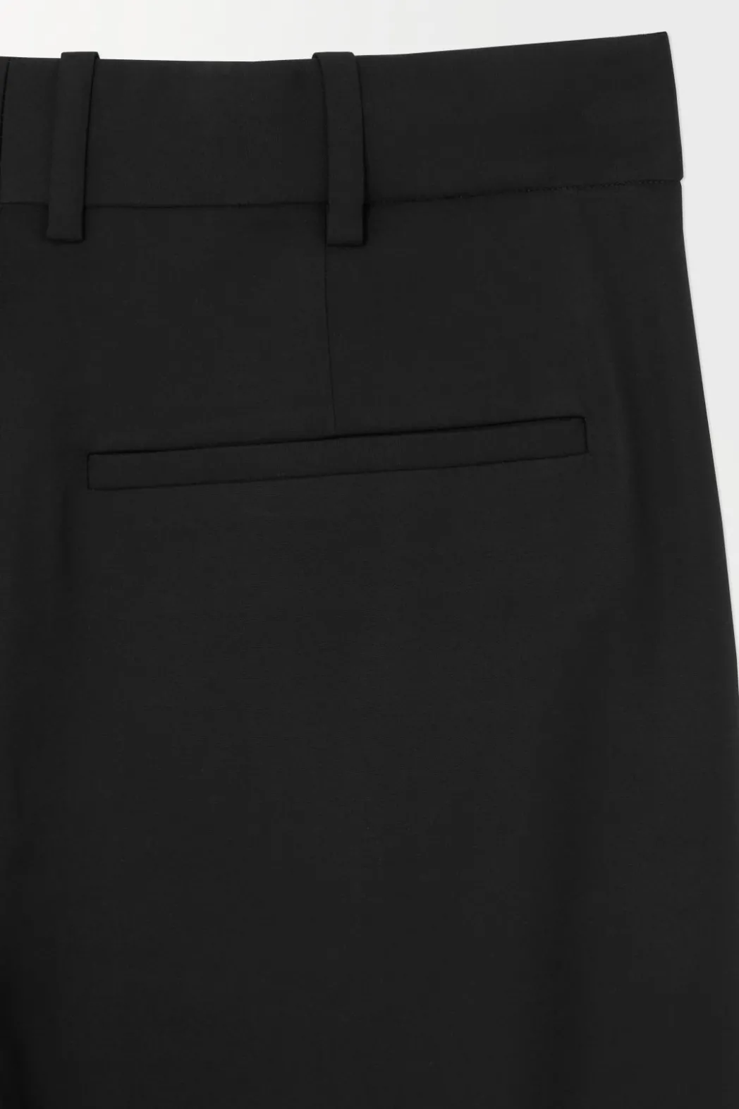 Outlet COS THE FLUID WIDE-LEG PANTS BLACK