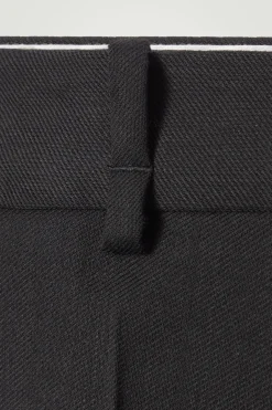 Online COS THE FOLD-UP TAPERED PANTS CARBON